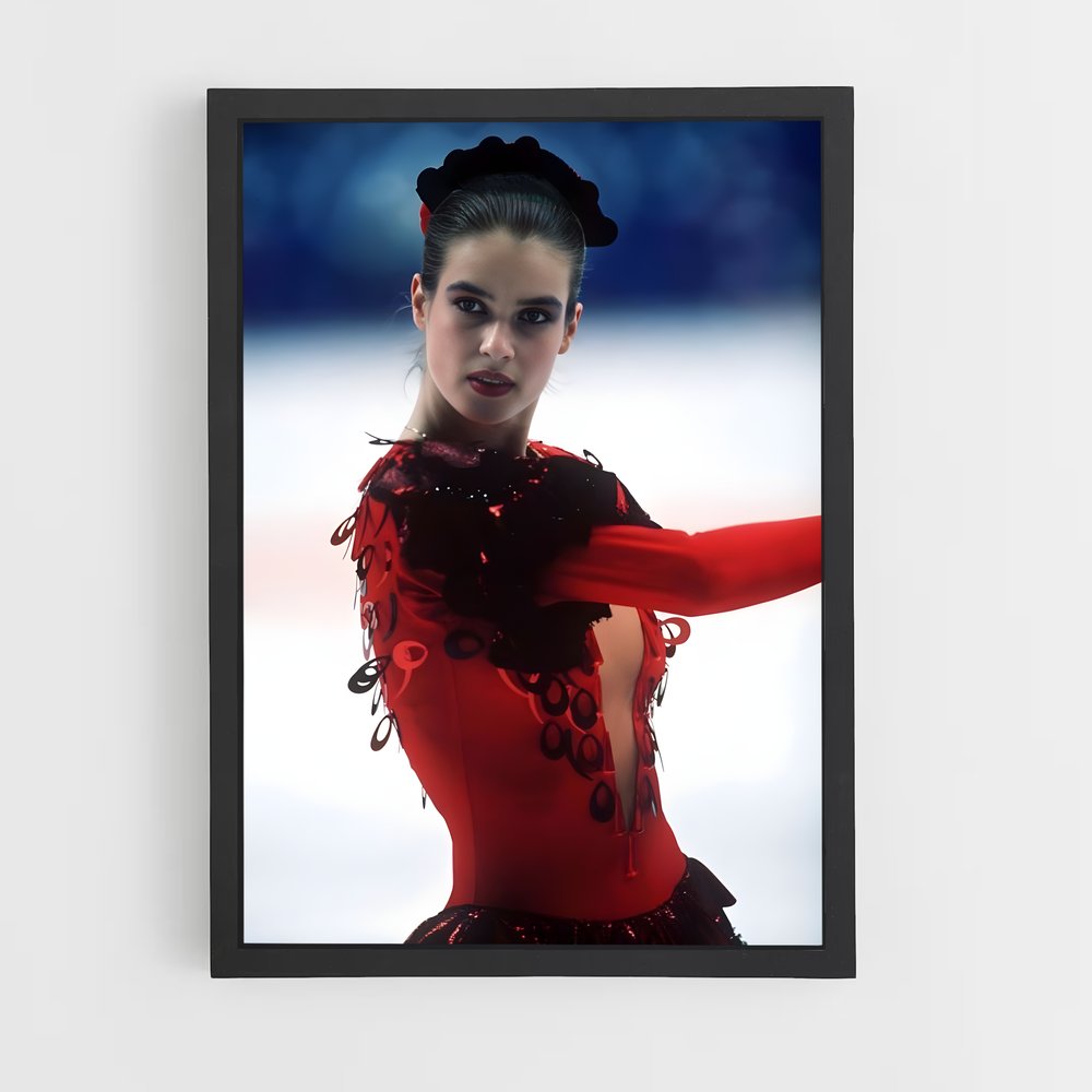 Poster Katarina de witt – affiche Patinage artistique (vue 2)